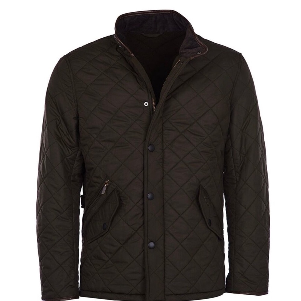 Barbour Men’s Powell Quilted Jacket - Picture 4 of 7
